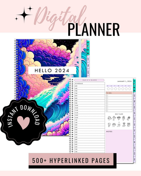 www.printables.life Download Digital Planner now stunning designs