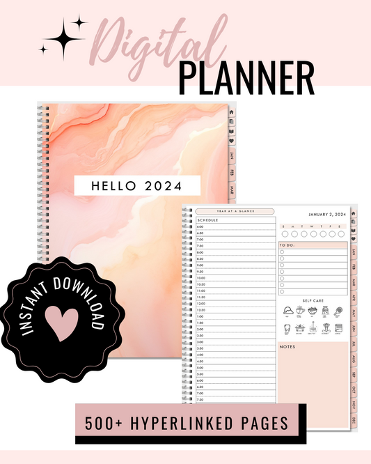 500+ interactive pages | Download Digital Planner now stunning designs