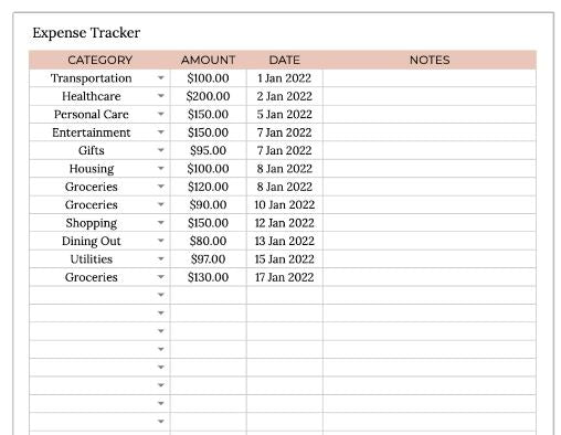 Annual budget google docs spreadsheet for instant download now. 